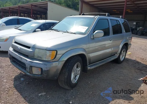 2001 Infiniti Qx4 Luxury from USA, damaged, VIN JNRDR09Y71W216653